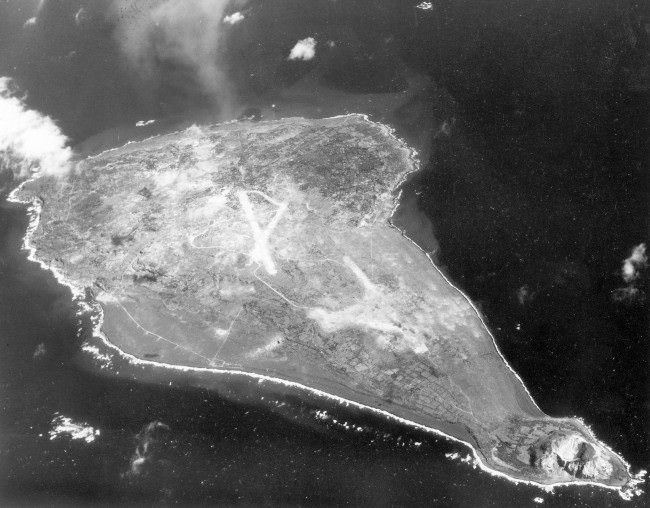 Iwo Jima is 650 miles from Tokyo, the US could launch its attack on the Japanese capital.