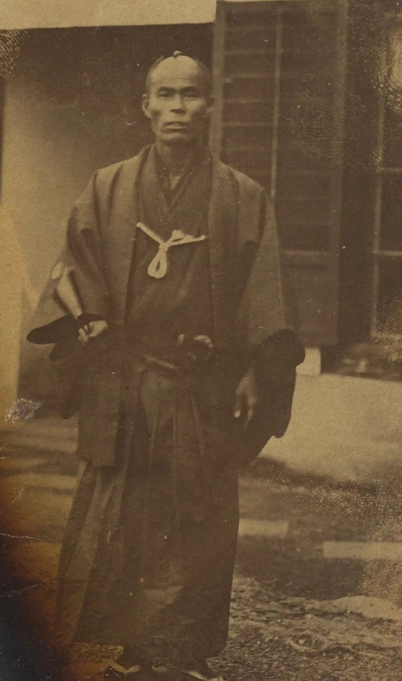 Portrait of a samurai, 1865