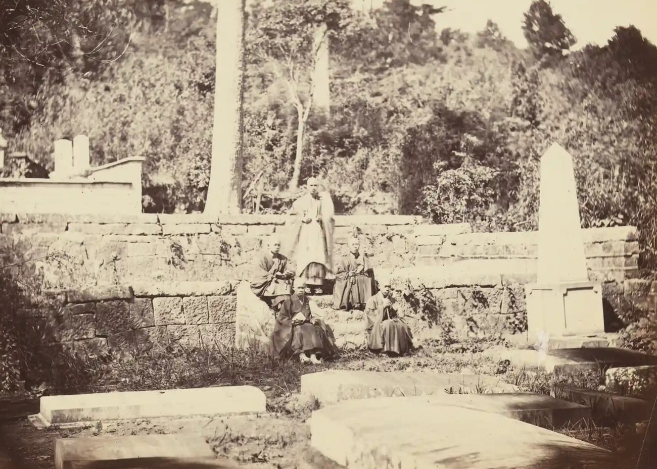 Dutch cemetery, Inasa, Nagasaki, 1865