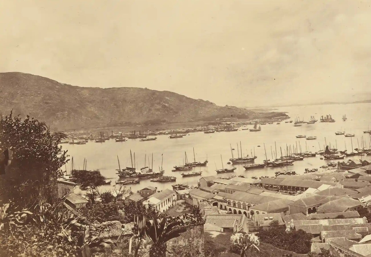 View of Nagasaki Bay, 1865