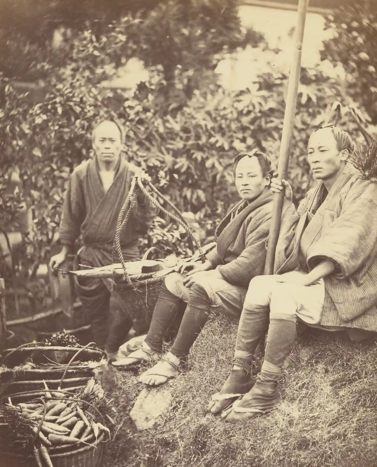 Three farmers, 1865