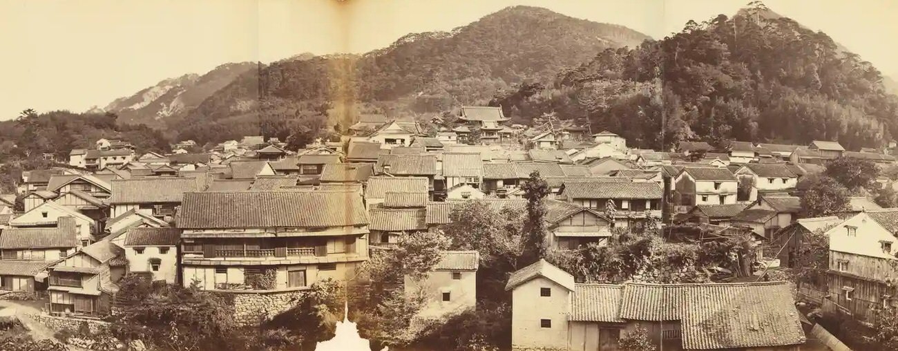 View over Osaka, 1865