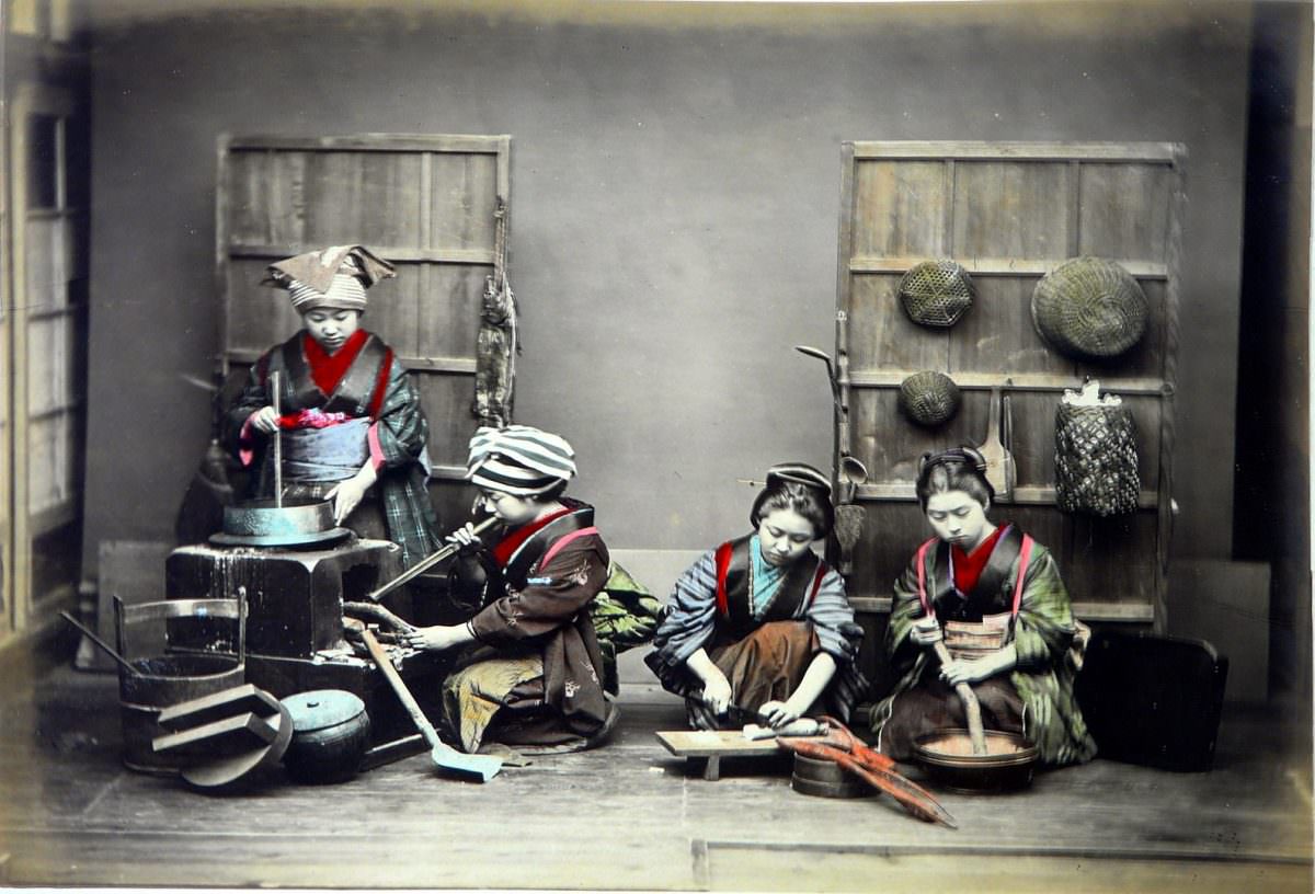 Adolfo Farsari’s Sensational Hand-Coloured Photographs of 19th Century Japan