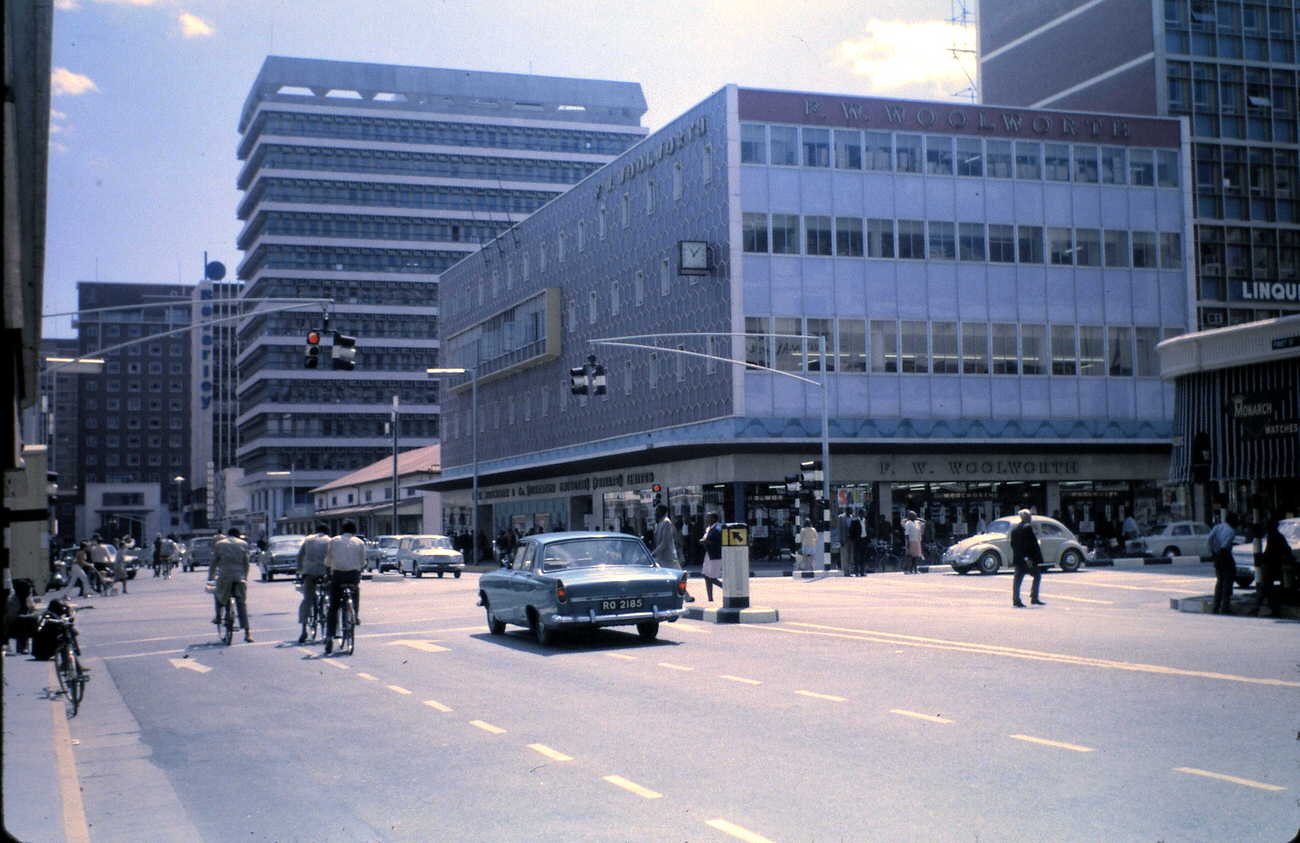 First Street, Salisbury, Rhodesia, 21 August 1970