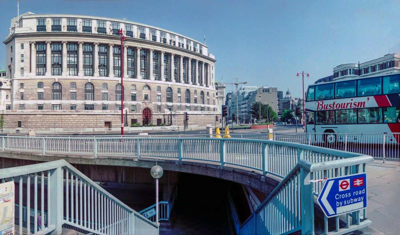 Victoria Embankent, Blackfriars, City, 1992