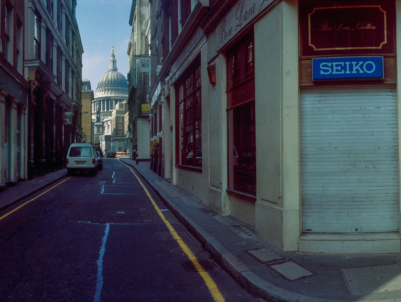 Watling St, Bow Lane, City, 1993