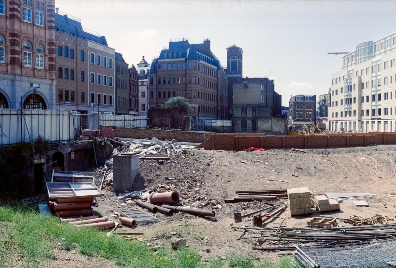 Building Site, Ludgate Hill, City, 1992