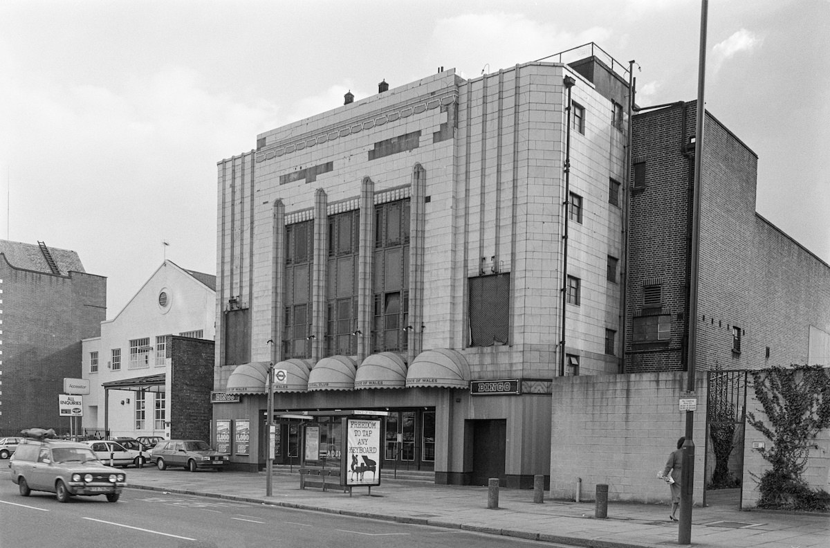 Prince of Wales Cinema, Bingo Hall, 331 Harrow Rd, Westbourne Park, Westminster, 1988