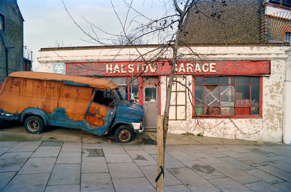 Halstow Garage, Westcombe Park, Greenwich, 1990