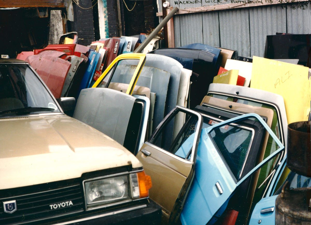 Car Parts, Rothbury Rd, Hackney Wick, Tower Hamlets, 1992