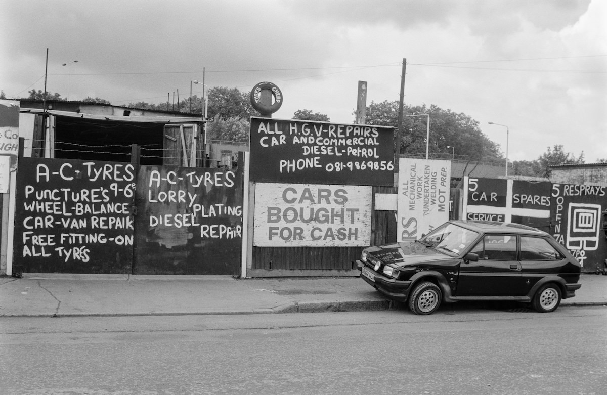 Car Spares, Rothbury Rd, Hackney Wick, Tower Hamlets, 1992