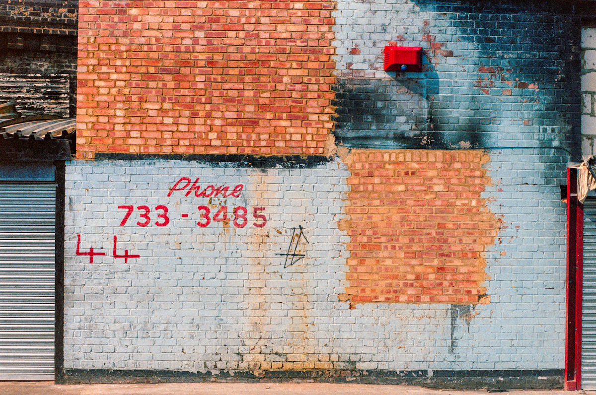 Garage, Camberwell Station Rd, Camberwell, Southwark, 1989