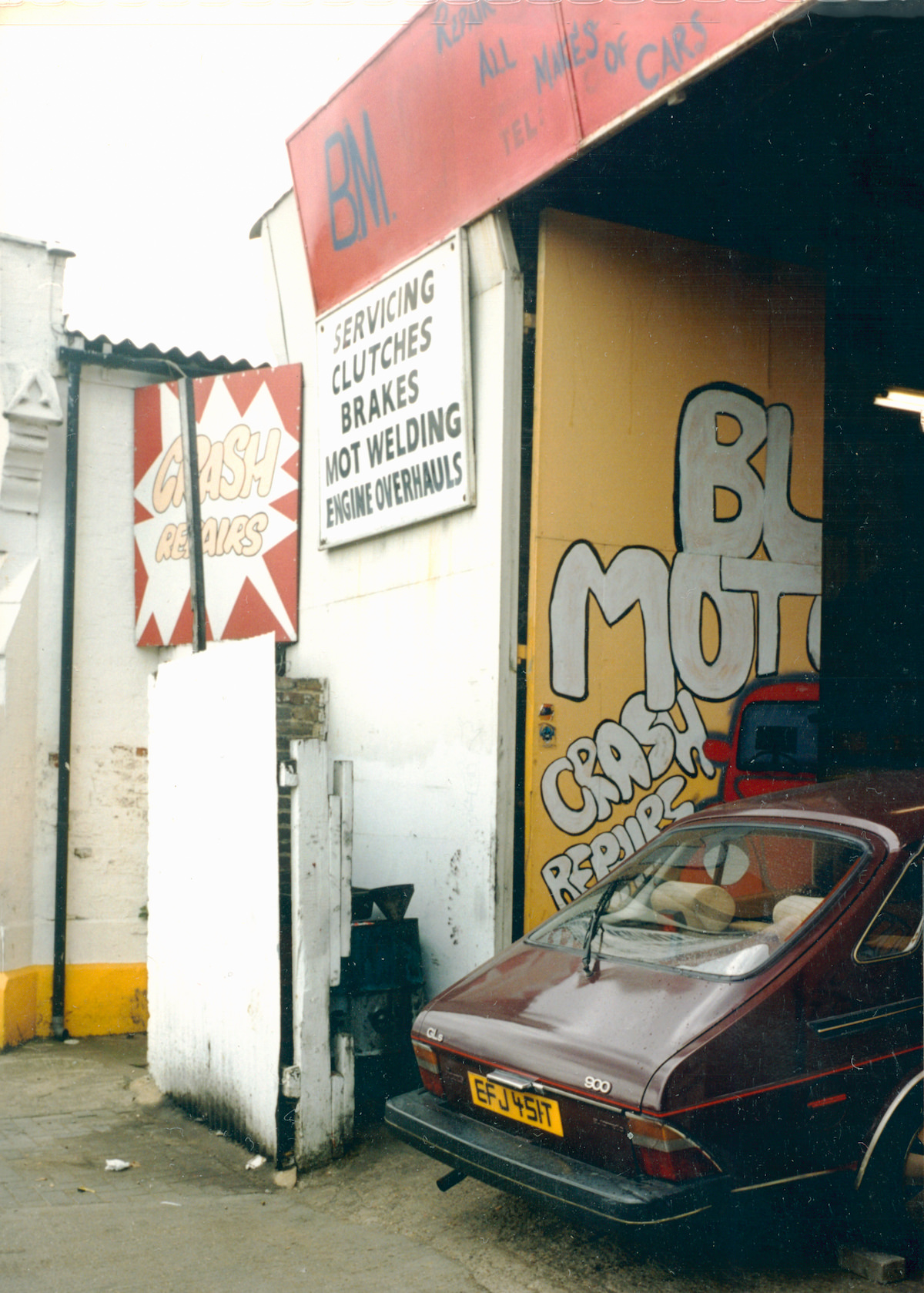 Garage, Rothbury Rd, Hackney Wick, Tower Hamlets, 1992