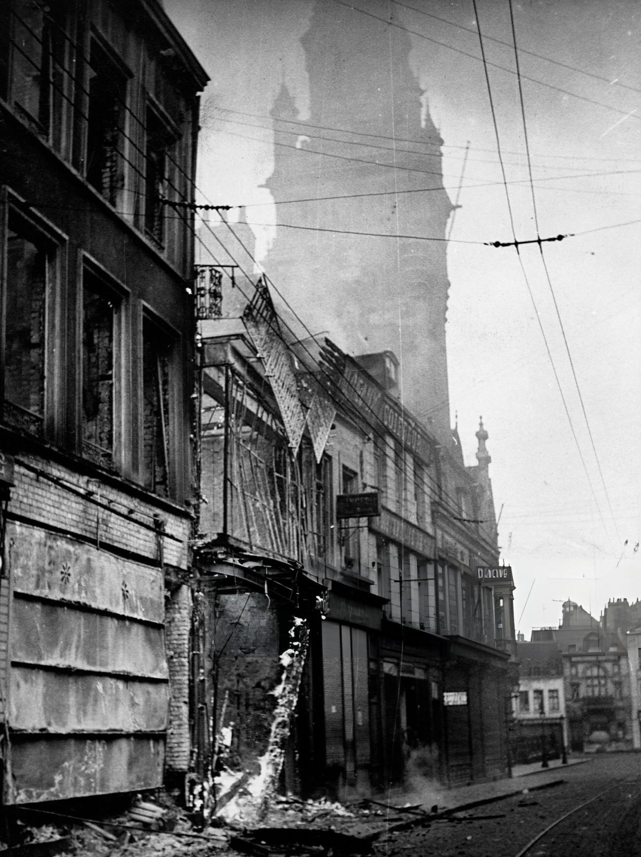 The Ruins of Dunkirk, 1940.