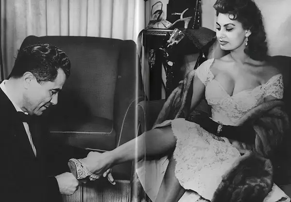 Ferragamo and Sophia Loren.