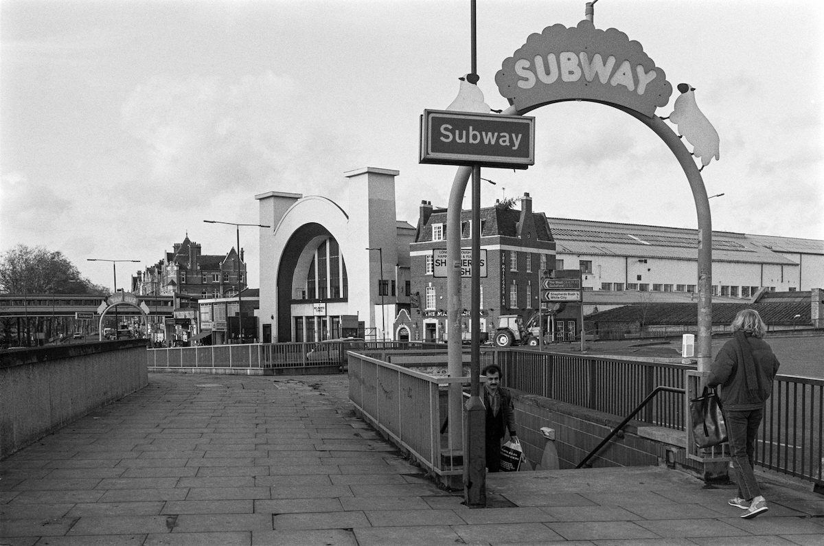 A Photographic Tour of London’s Shepherd’s Bush 1988-1990 by Peter Marshall