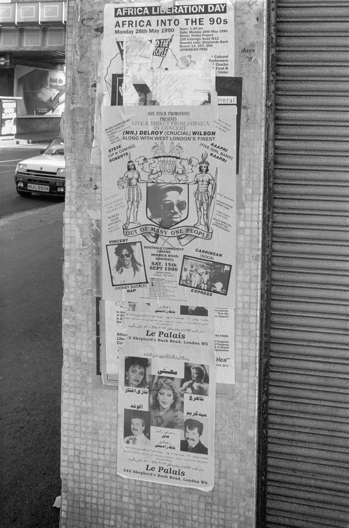 Posters, Uxbridge Rd, 1990