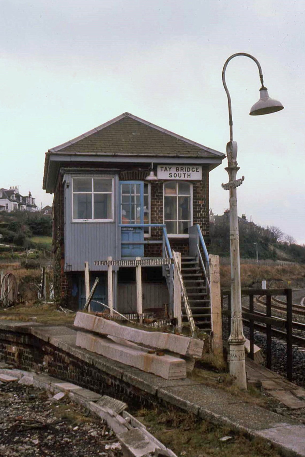 Tay Bridge South signal box, 1986