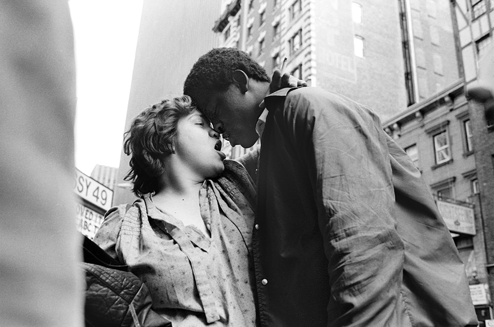 Homeless teenagers, West 42nd Street, 1985