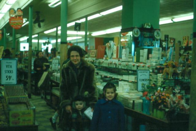 Woolworths Department Store, Southbridge, 1950s.