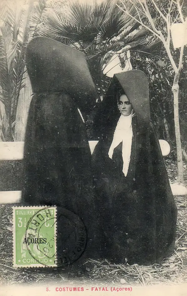 The Azorean Hood: Historical Photos of Portuguese Women in their Traditional Hooded Capes