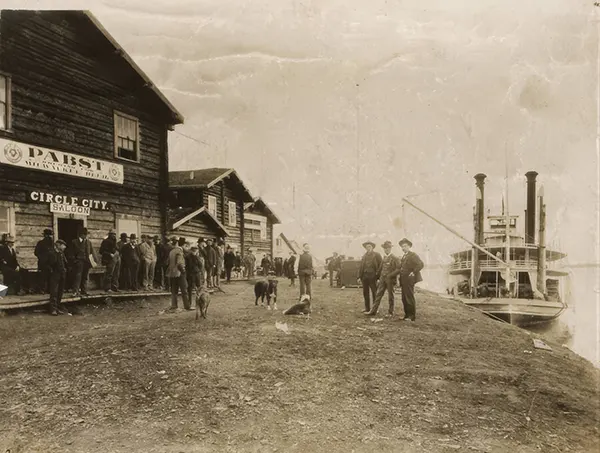 Circle City Saloon in Nome, Alaska, 1902.