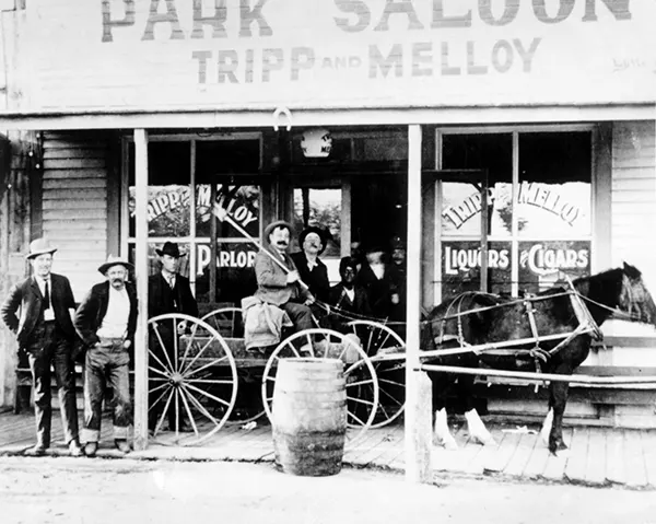 Park Saloon/Tripp and Melloy in Gardiner, Montana.