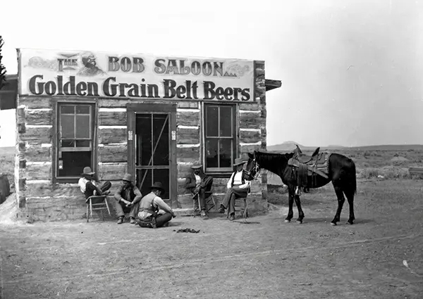 The Bob Saloon in Miles City, Montana, 1880s.