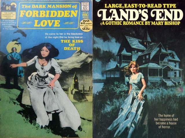 The Psychological Appeal of Women Running from Houses on Gothic Romance Covers