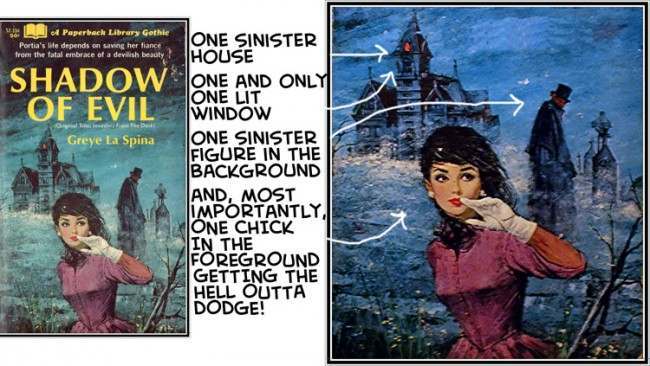 The Psychological Appeal of Women Running from Houses on Gothic Romance Covers