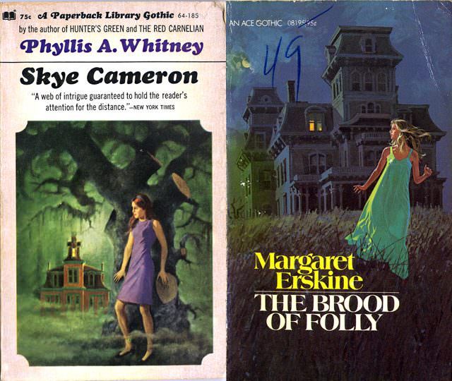 The Psychological Appeal of Women Running from Houses on Gothic Romance Covers