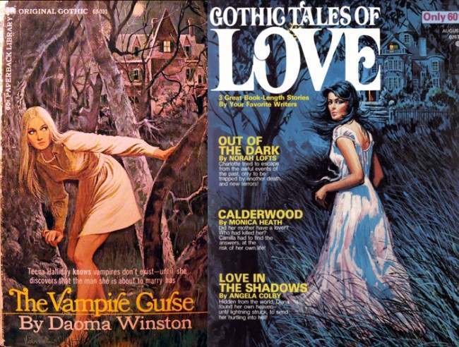 The Psychological Appeal of Women Running from Houses on Gothic Romance Covers