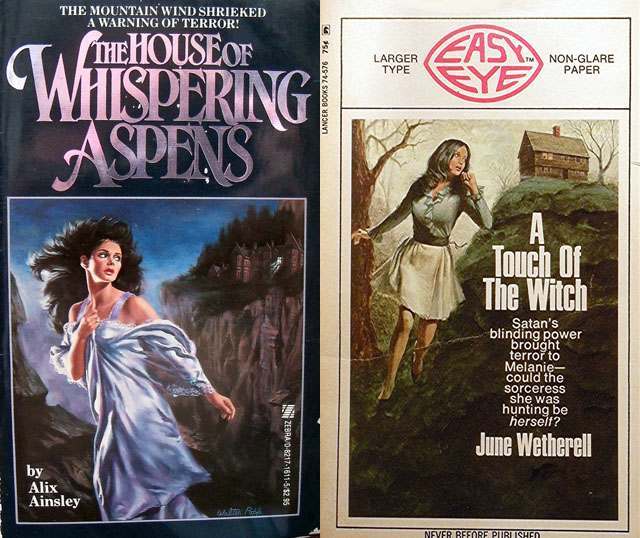 The Psychological Appeal of Women Running from Houses on Gothic Romance Covers