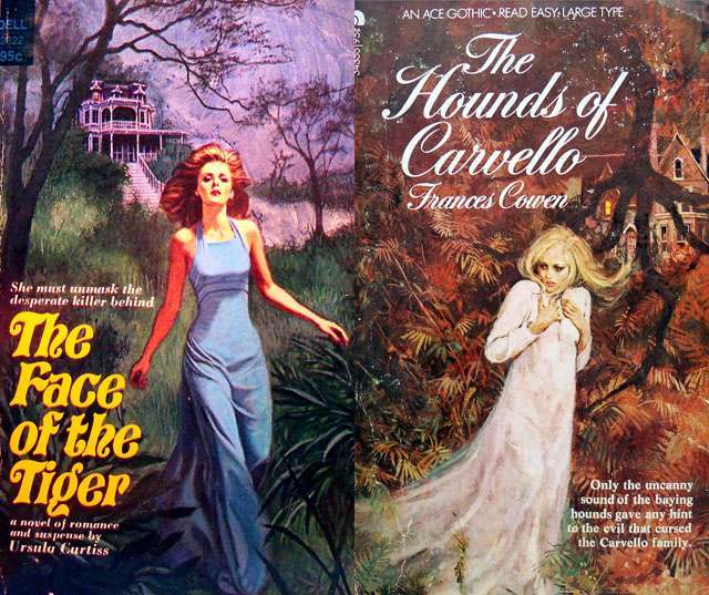 The Psychological Appeal of Women Running from Houses on Gothic Romance Covers