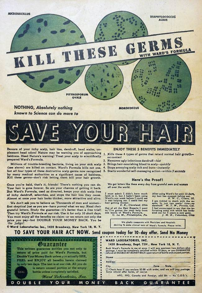 Are those hair-eating microbes learning to dace on your head?