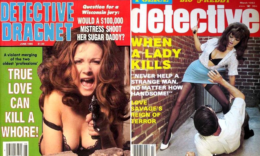 Vintage True Crime Headlines