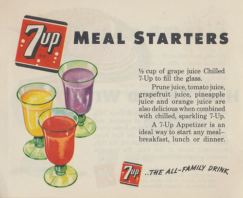 7 Up! Sparkling Up Family Favorites in 1948: A Vintage Guide to Refreshing Recipes