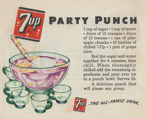 7 Up! Sparkling Up Family Favorites in 1948: A Vintage Guide to Refreshing Recipes