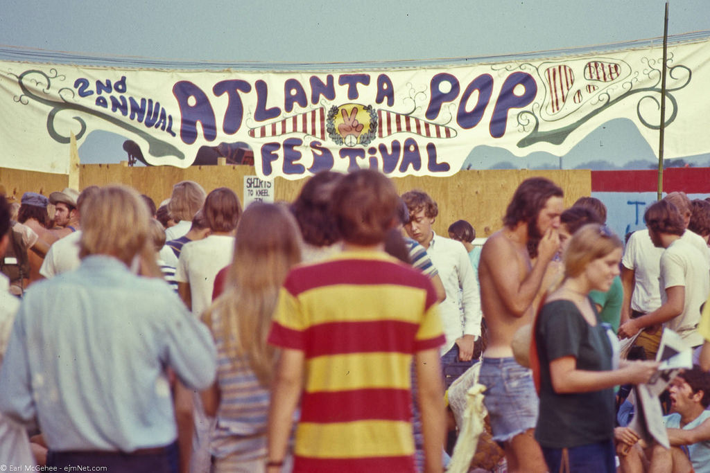 Southern Sounds and Summer Vibes: Vintage Photographs of the Atlanta International Pop Festival, 1970