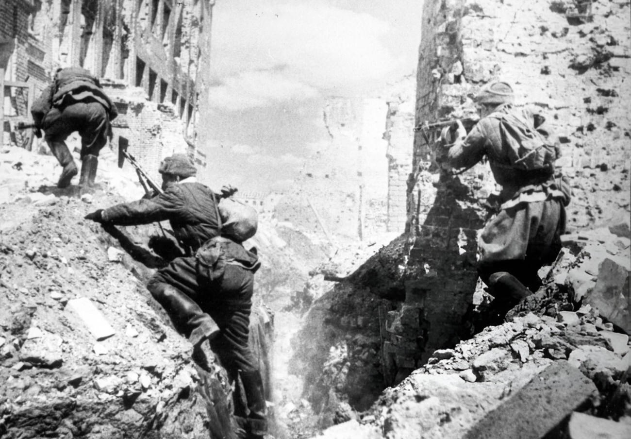 Battle of Stalingrad during the fall of 1942.