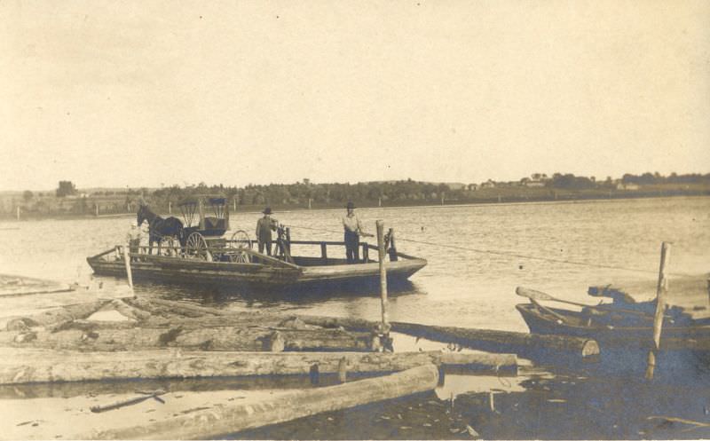 Crossing on the ferry