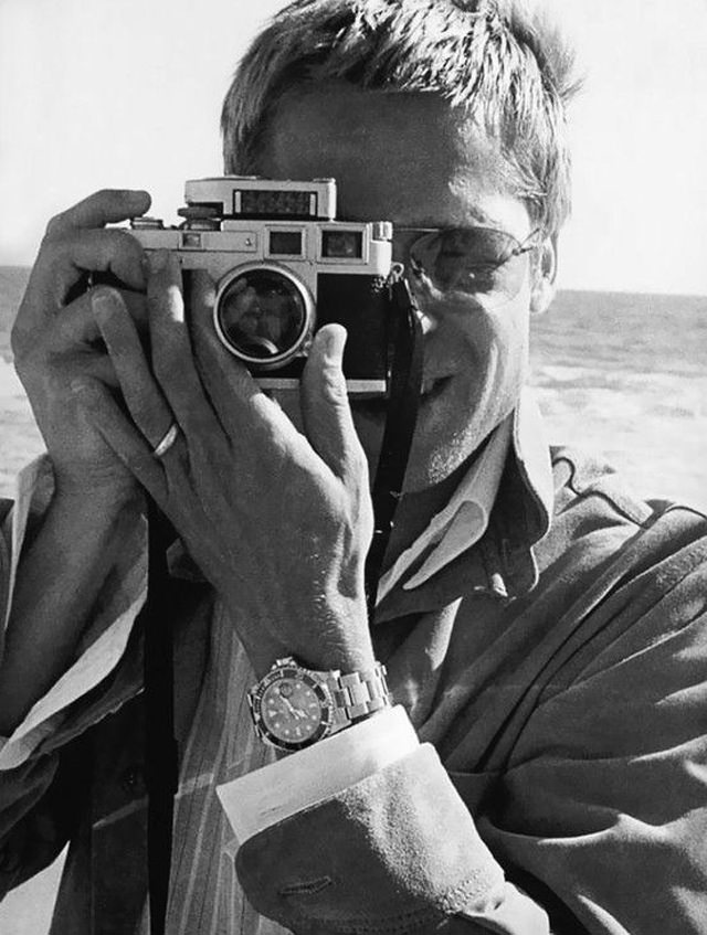 Brad Pitt with a Leica M3