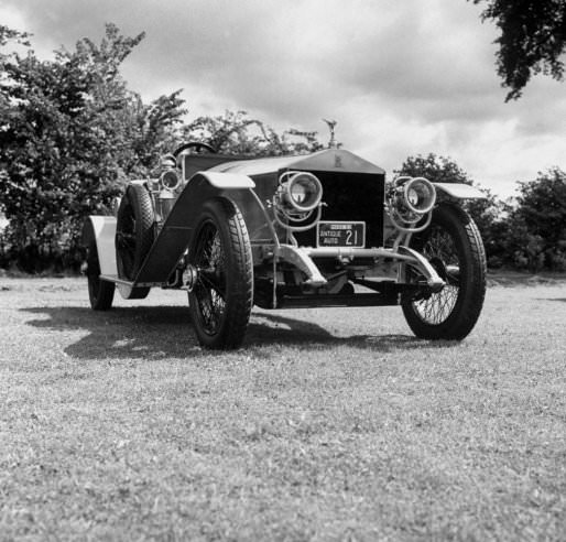 A 1912 Rolls-Royce Speedster, Montreal meet of the Rolls-Royce Owners Club in August 1958