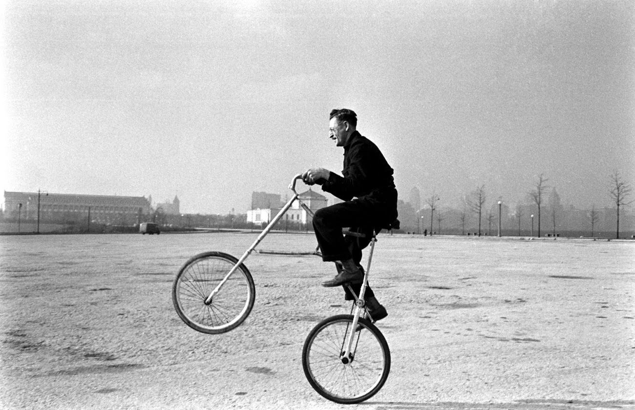 Rough ride, Chicago, 1948.