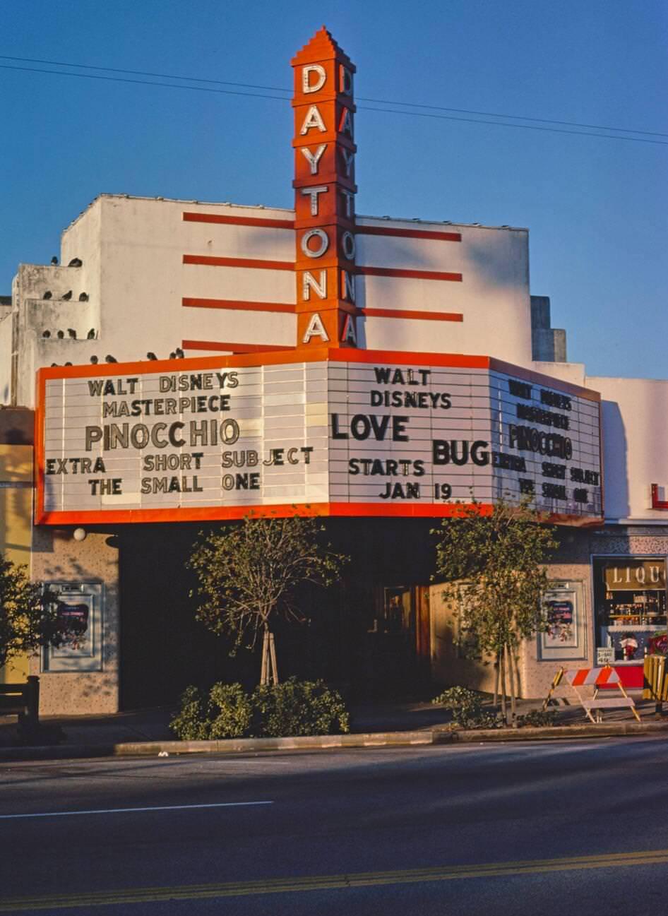 Daytona Theater, Beach Street, Daytona Beach, 1979