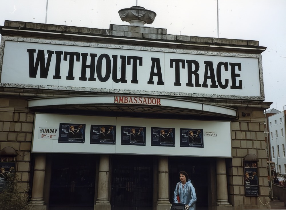 The Ambassador Cinema showing "Without a Trace", 1983.