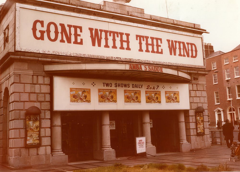 The Ambassador Cinema showing "Gone With the Wind", 1983.