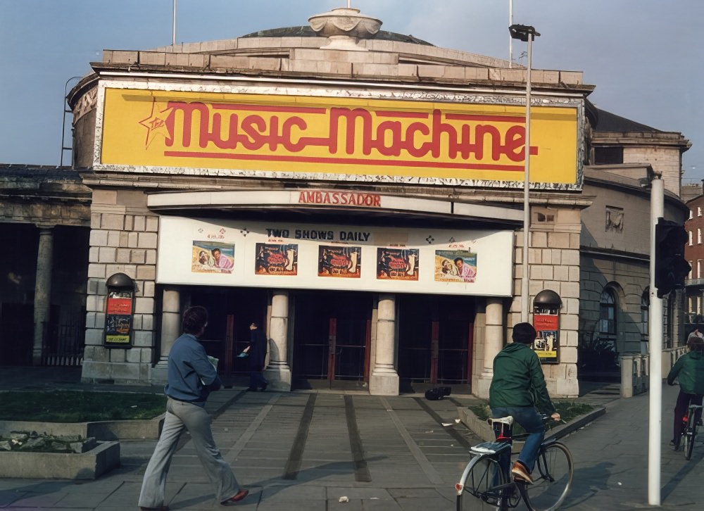 The Ambassador Cinema showing "Music Machine", 1979.