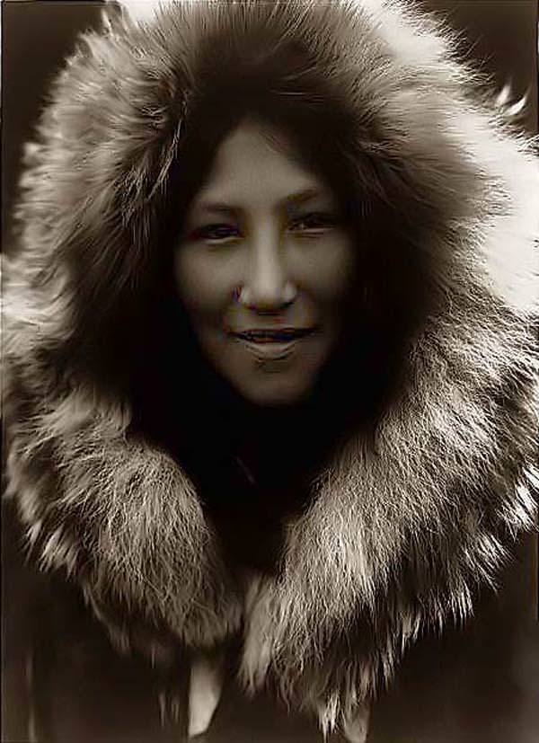 A beautiful Eskimo girl, 1929