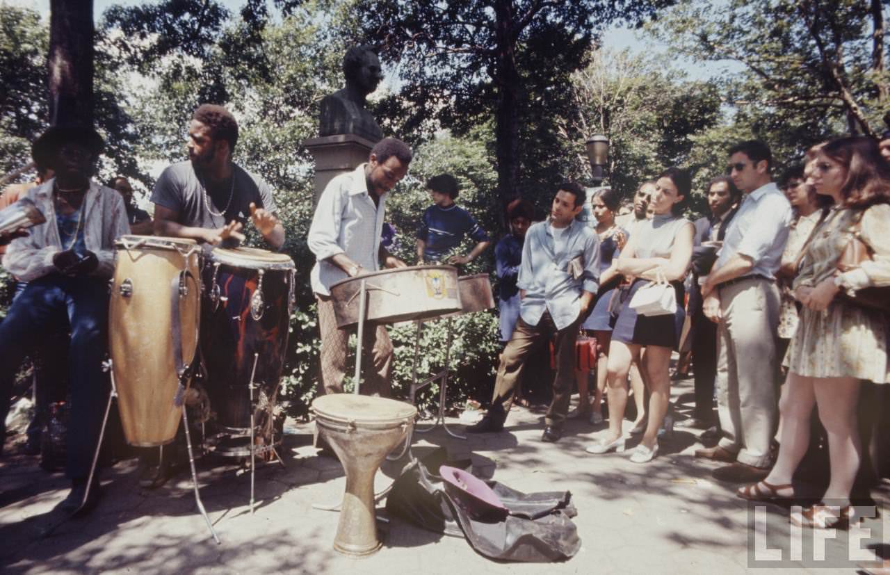 Hippie Peddlers on the Streets of New York City in the Late 1960s